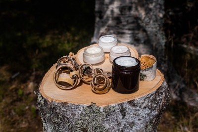 The business creates sustainable ingredients using forest industry side streams, such as birch bark